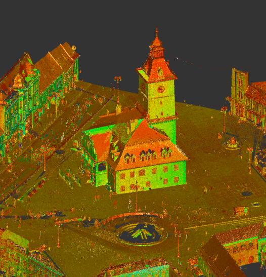 Piata Sfatului Scanare 3D Piata Sfatului Scanare 3D